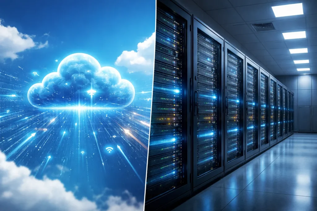 Découvrez le dilemme des entreprises de Salon-de-Provence entre migration cloud et serveur physique.