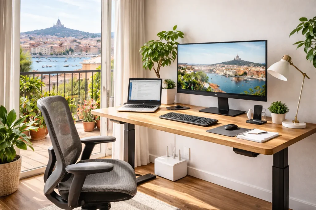 Équipez vos employés à Marseille pour le télétravail : découvrez les essentiels à fournir pour booster leur productivité à domicile.